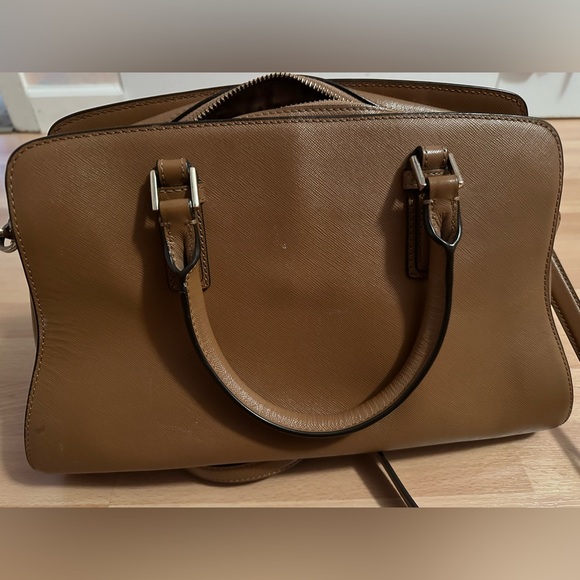 Tory Burch Robinson Curved Satchel - Picture 9 of 14